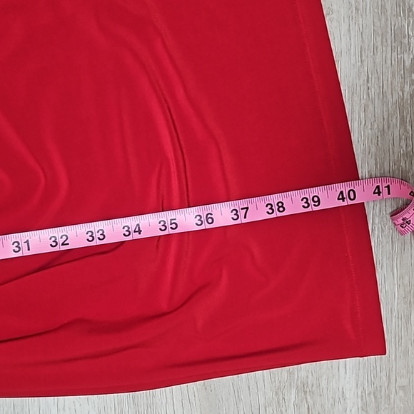 ✨️Gorgeous Dress Barn Red Hot Dress Size 10 - Picture 13 of 14